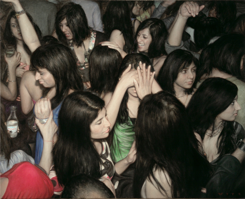 Hyperrealistic Mosh Pit Paintings by Dan Witz